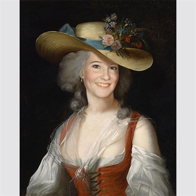 Custom Royal Portrait of Anne Countess of Verdun from Photo,by myDaVinci - myDaVinci
